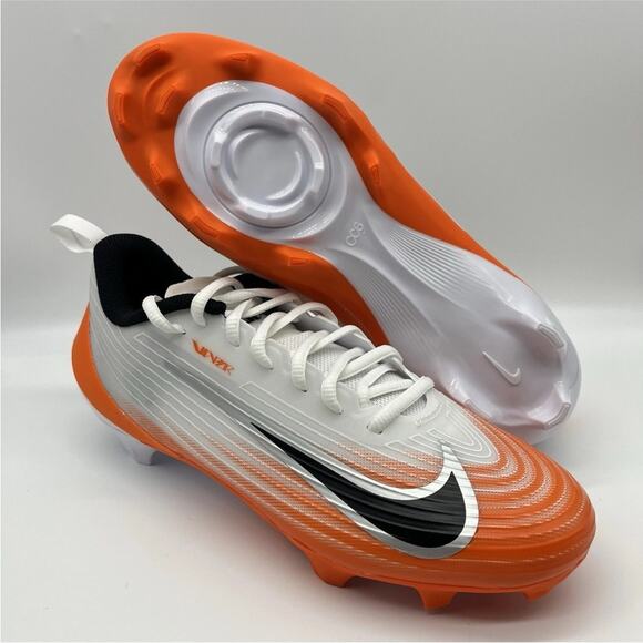 Nike Vapor Speed 3 TB Men's Football Cleats White Orange Size 8.5 HM8849-104 - Picture 3 of 4